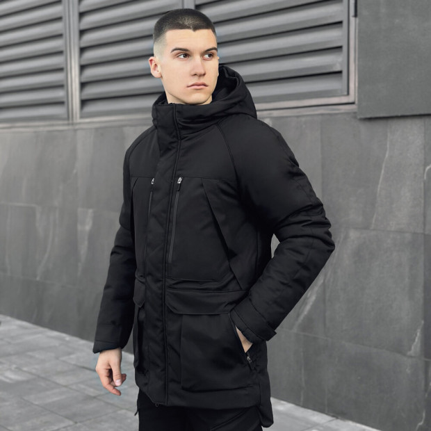 Парка Pobedov Seniora Udacha Gray Черный - 2