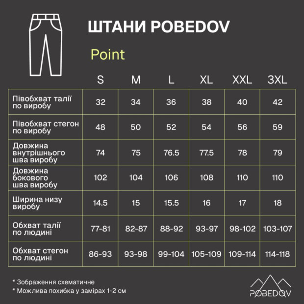 Штаны Pobedov Point Черный - 7