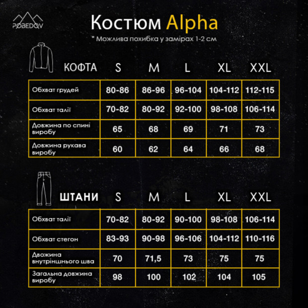 Костюм Pobedov Alpha Темно-сірий - 8