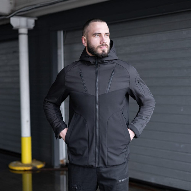 Куртка Pobedov Jacket Argument Антрацит-чорний - 1