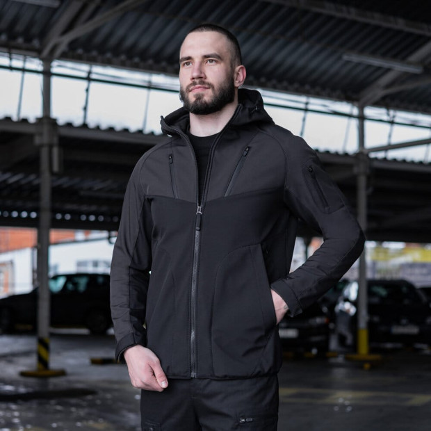 Куртка Pobedov Jacket Argument Антрацит-чорний - 2