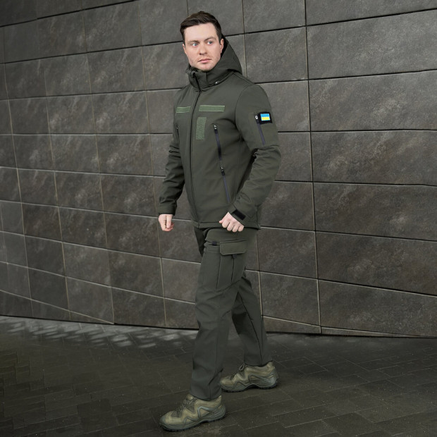 Куртка Pobedov Motive с липучками Хаки - 6
