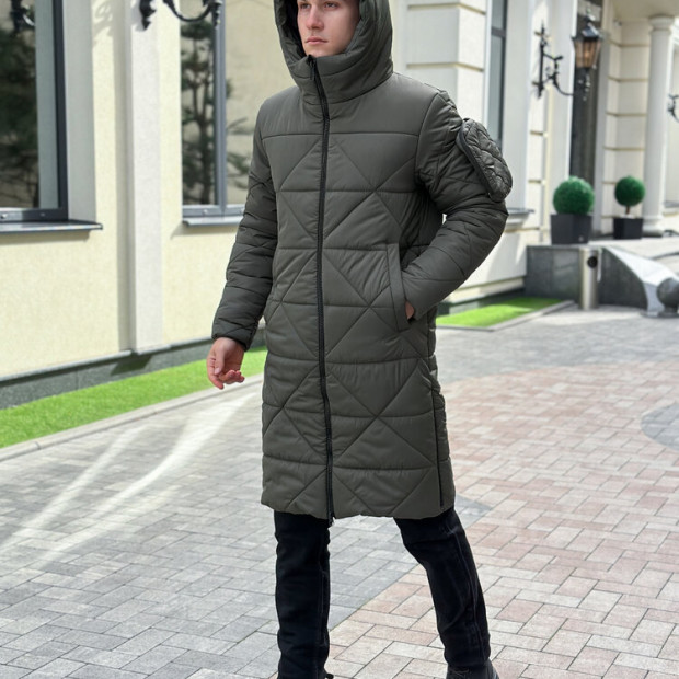 Куртка-пальто Pobedov Zmist Хаки - 3