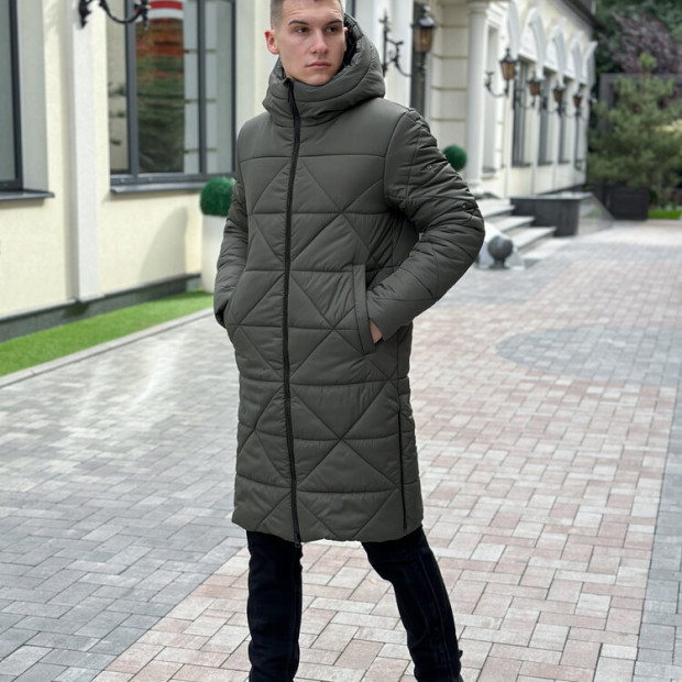 Куртка-пальто Pobedov Zmist Хаки - 1