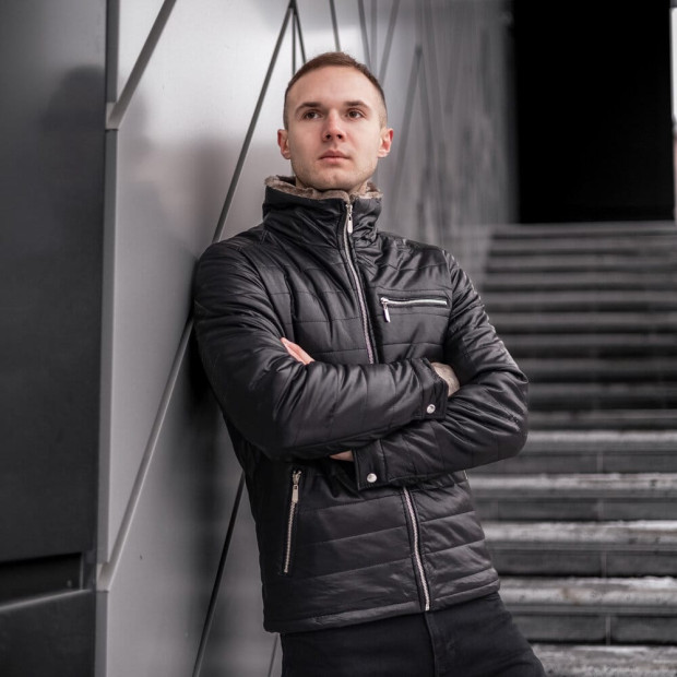 Куртка Winter Jacket Capital Чорно-коричневий - 3