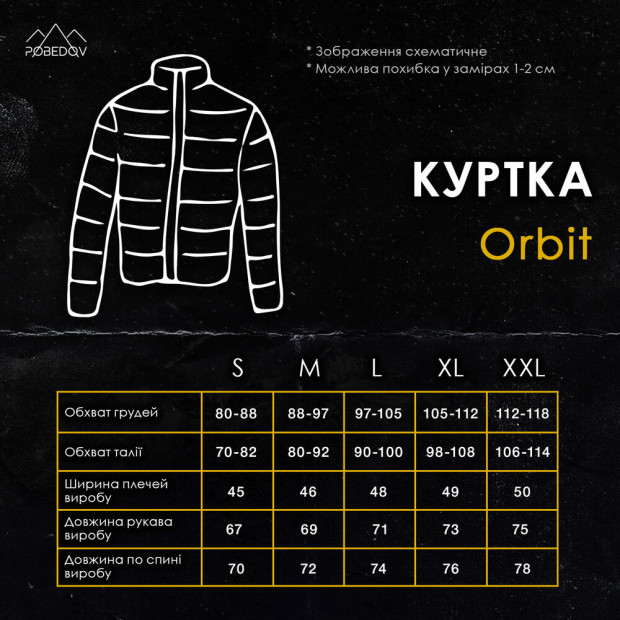 Шкіряна куртка Pobedov Orbit Чорний - 6