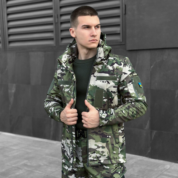 Куртка Pobedov Motive Военная Мультикам - 3