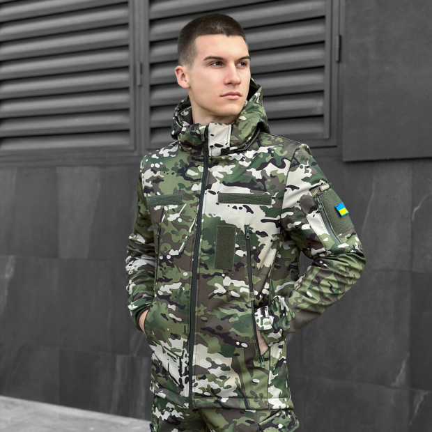 Куртка Pobedov Motive Военная Мультикам - 1