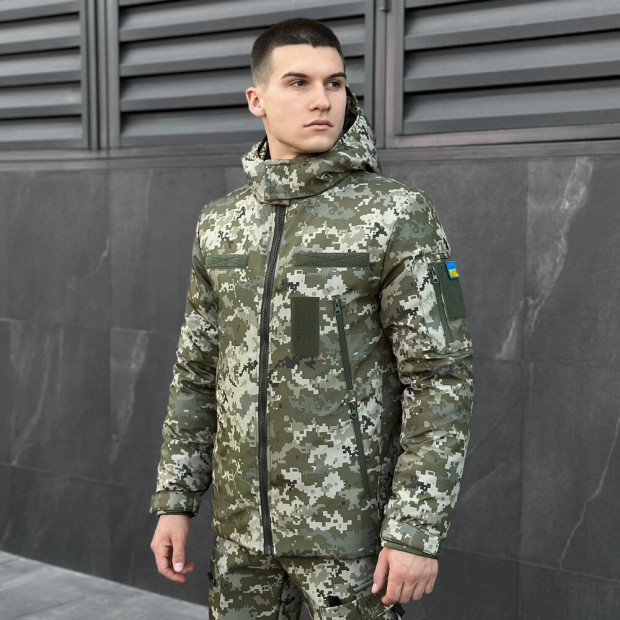 Куртка Pobedov Winter Jacket Motive ЗИМА Піксель - 