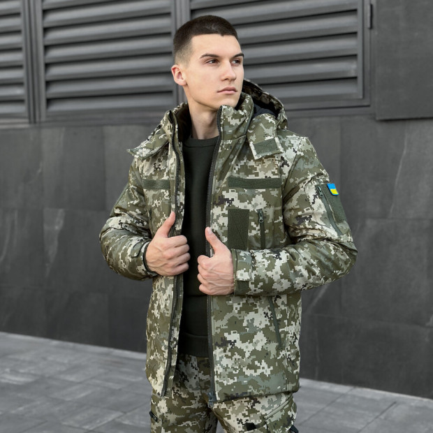 Куртка Pobedov Winter Jacket Motive ЗИМА Піксель - 2