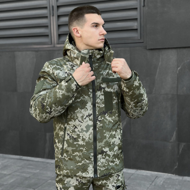 Куртка Pobedov Winter Jacket Motive ЗИМА Піксель - 3