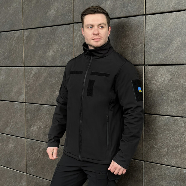 Куртка Pobedov Shadow з липучками Чорний - 3