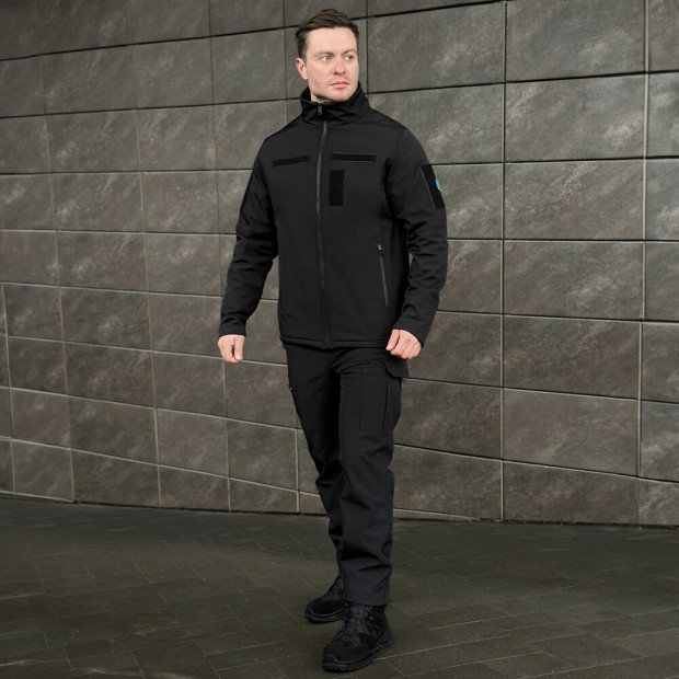 Куртка Pobedov Shadow з липучками Чорний - 6