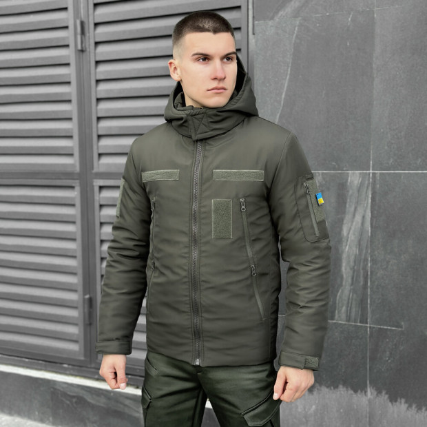 Куртка Pobedov Winter Jacket Motive ЗИМА Хаки - 