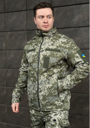 Нещодавно переглянуті Куртка Pobedov Shadow Військова з липучками Піксель 2