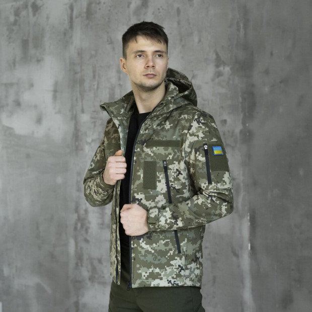 Куртка Pobedov Motive c липучками Пиксель - 2