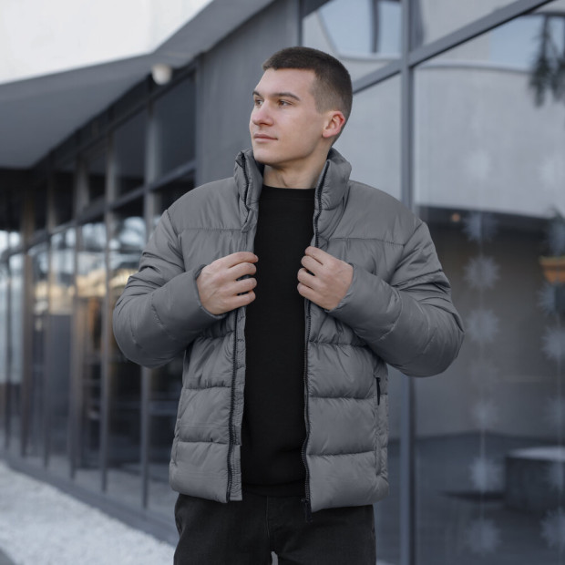 Куртка Pobedov Bubble Gum Темно-серый - 1
