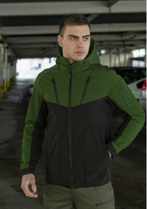 Куртка Pobedov Jacket Argument Зелено-чорний
