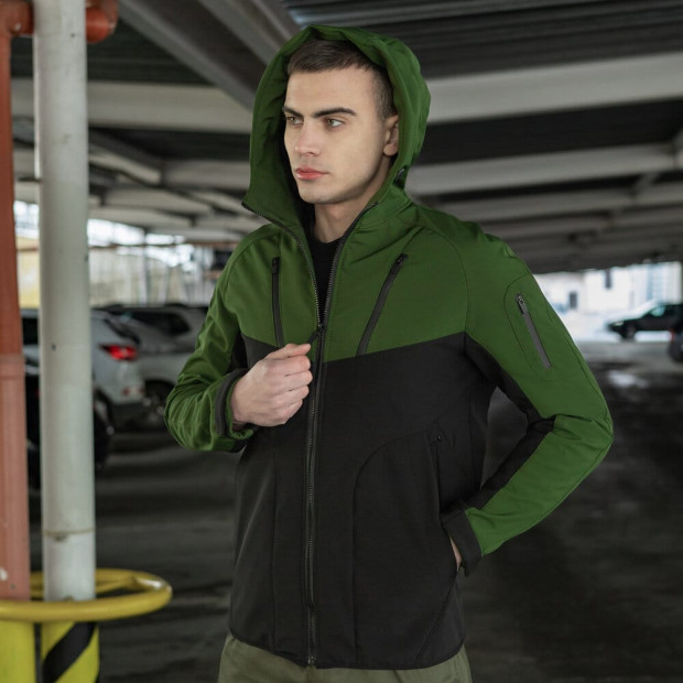 Куртка Pobedov Jacket Argument Зелено-черный - 3