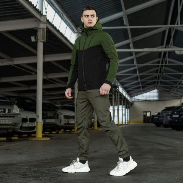 Куртка Pobedov Jacket Argument Зелено-черный - 7