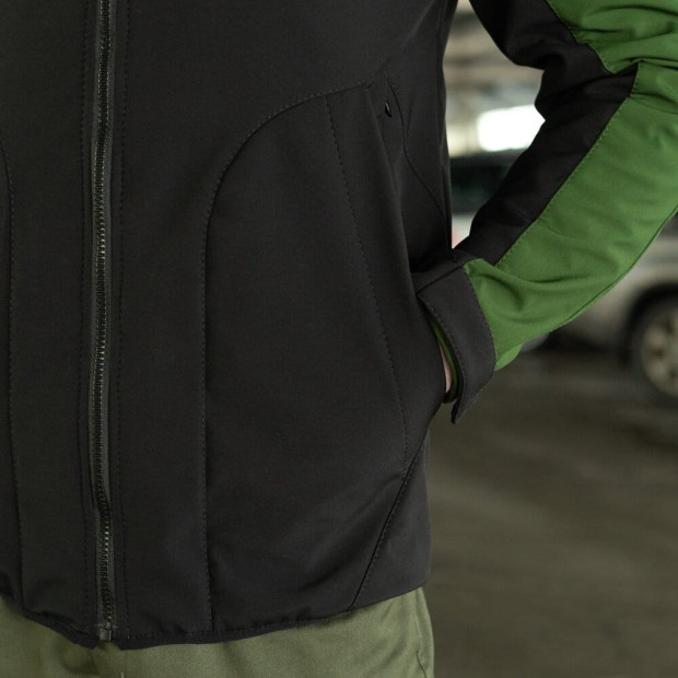 Куртка Pobedov Jacket Argument Зелено-черный - 5