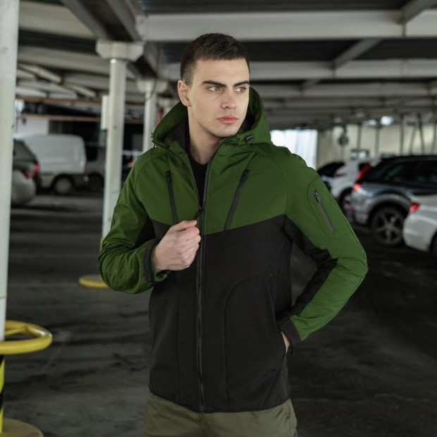 Куртка Pobedov Jacket Argument Зелено-черный - 2