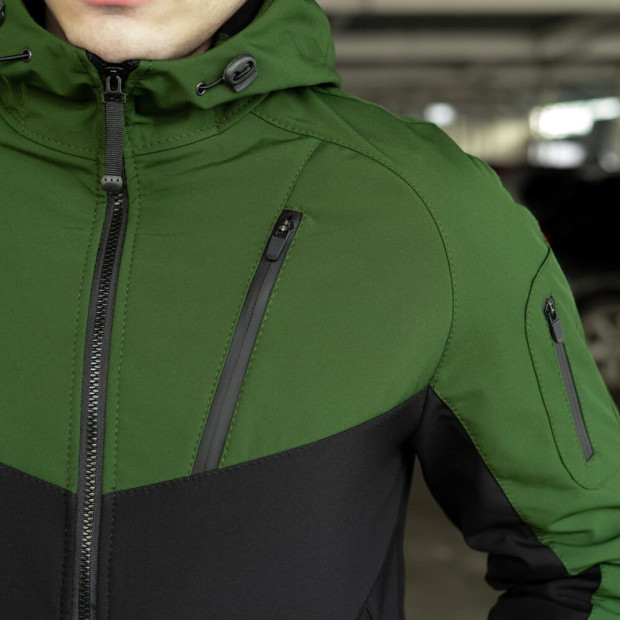 Куртка Pobedov Jacket Argument Зелено-черный - 6