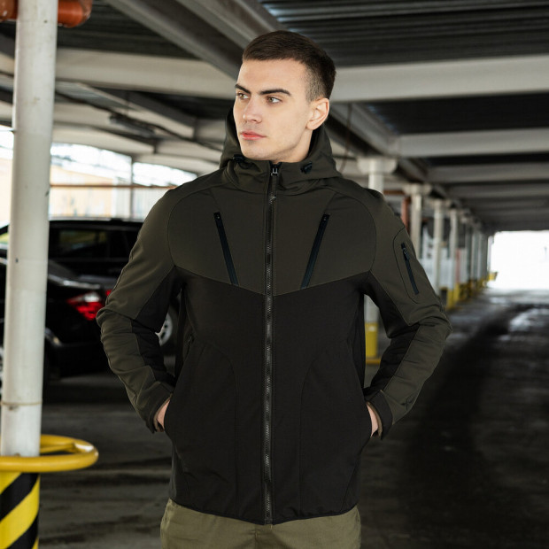 Куртка Pobedov Jacket Argument Хакі-чорний - 
