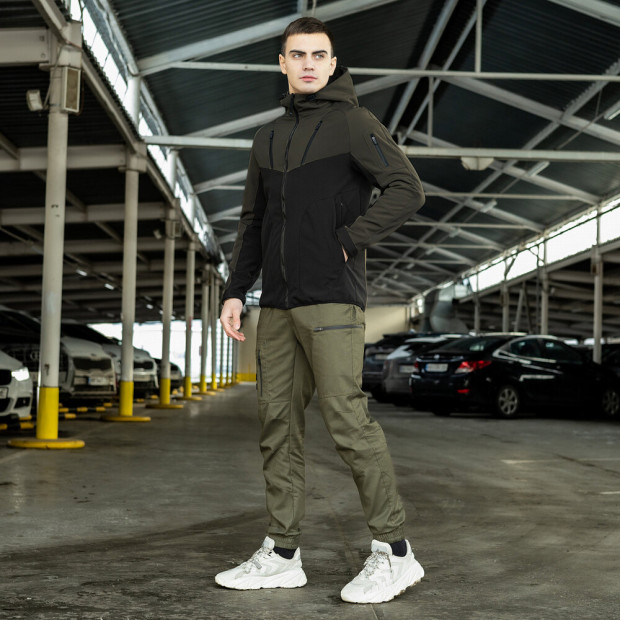 Куртка Pobedov Jacket Argument Хакі-чорний - 4