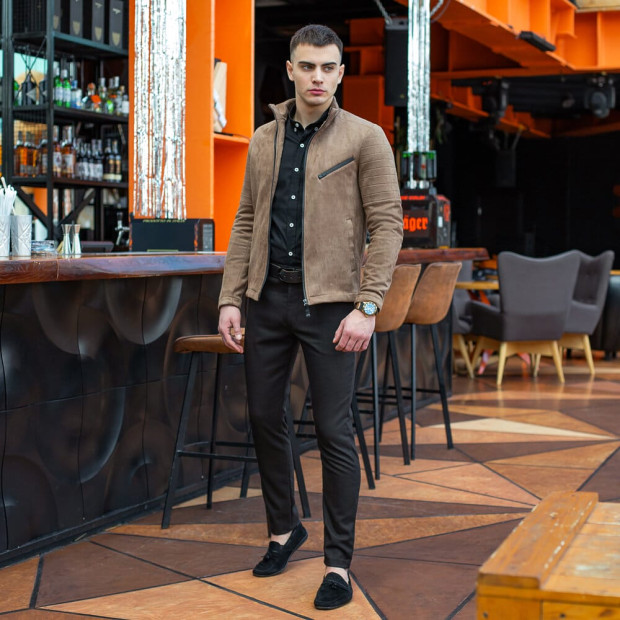 Куртка Pobedov Jacket Lucky seven Темний беж - 8