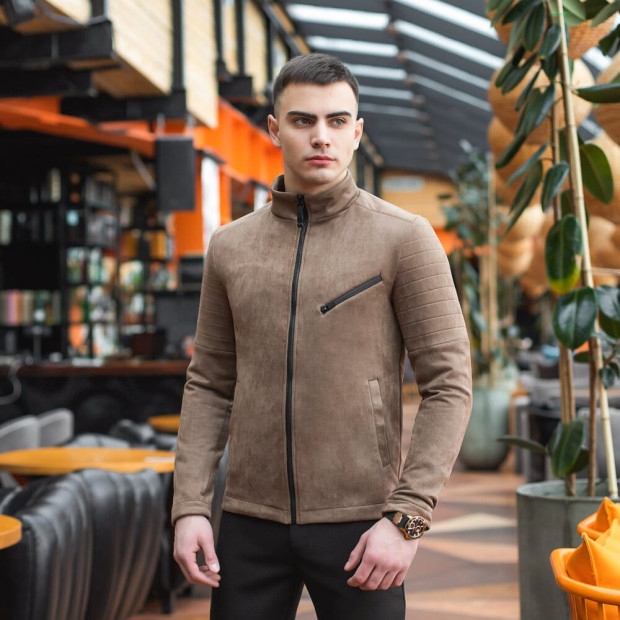 Куртка Pobedov Jacket Lucky seven Темний беж - 2