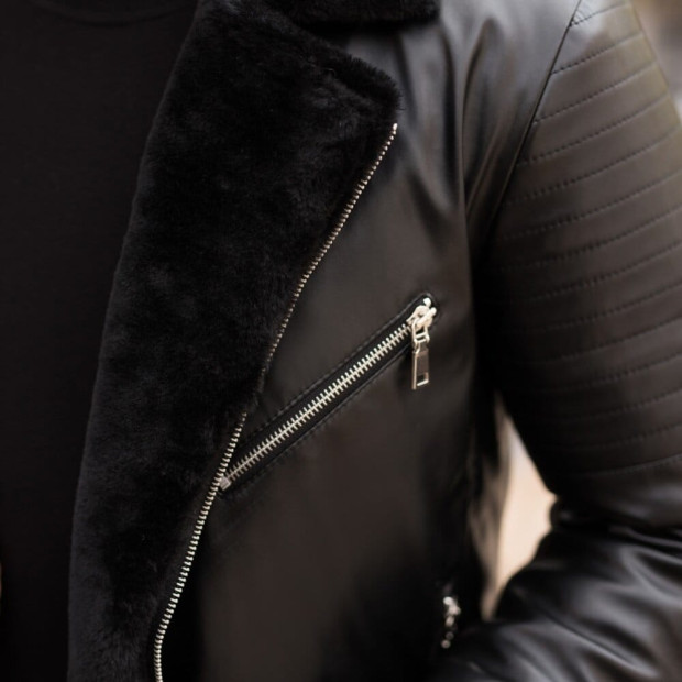 Куртка Pobedov Winter Jacket V6 Black Чорний - 4