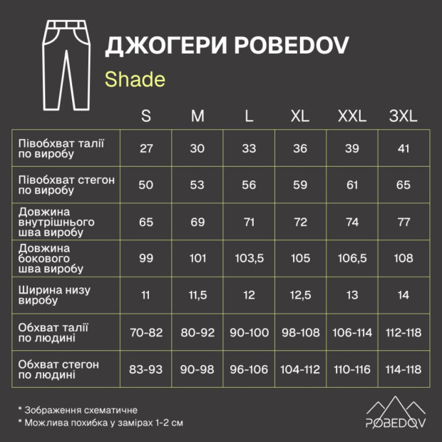 Джоггеры Pobedov Shade Сталево-чорний - 7