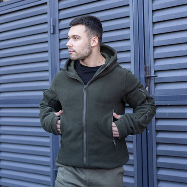 Толстовка флисовая Pobedov Explorer Хаки - 