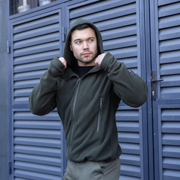 Толстовка флисовая Pobedov Explorer Хаки - 3