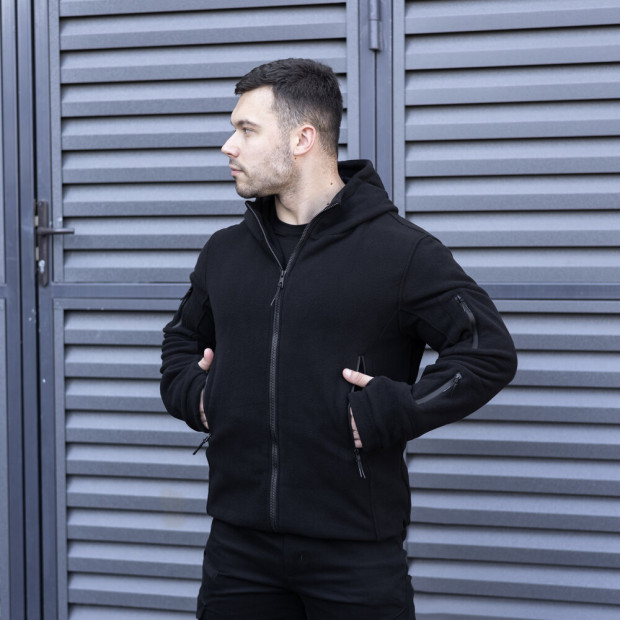 Толстовка флисовая Pobedov Explorer Черный - 