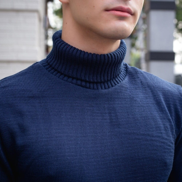 Светр Pobedov Axelrod Темно-синій - 4