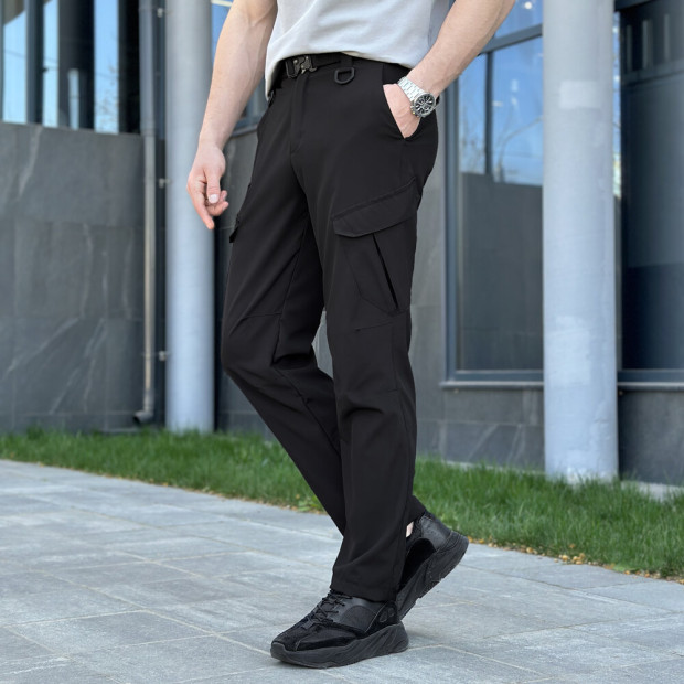 Штани-карго Pobedov Tactical Soft Чорний - 2