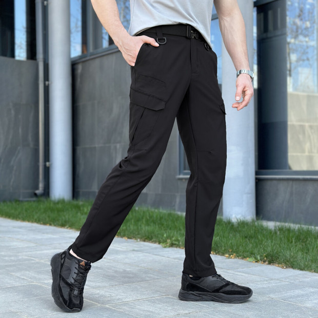 Штани-карго Pobedov Tactical Soft Чорний - 3