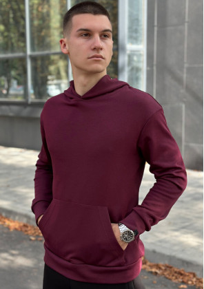 Нещодавно переглянуті Худі Pobedov 001 (тринитка) Бордовий 2