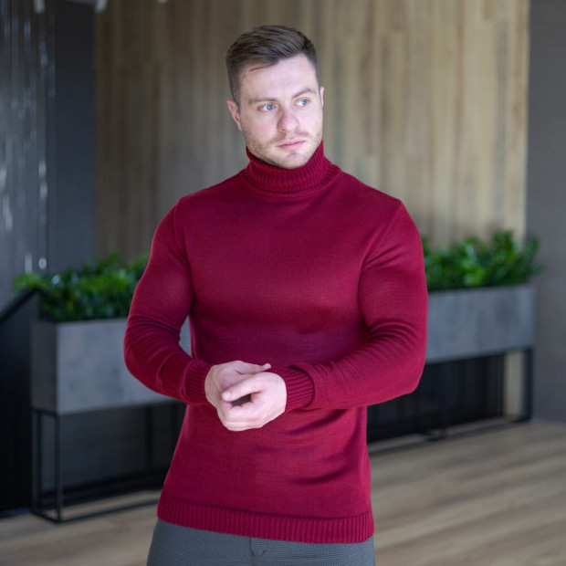 Светр Pobedov Axelrod Темно-червоний - 3