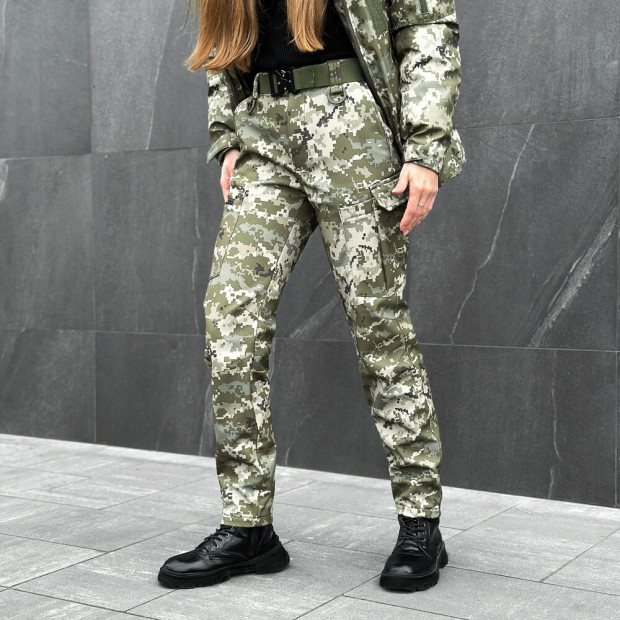 Штани-карго Pobedov Static Жіночі Піксель - 2