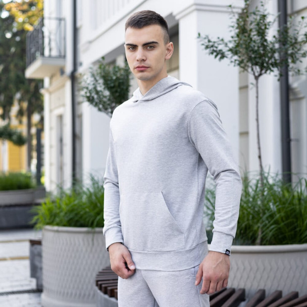 Худи Pobedov 97 Серый - 2