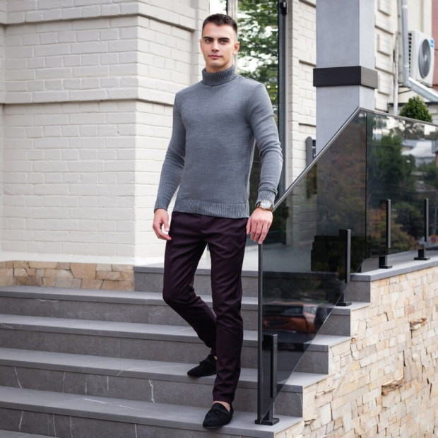 Светр Pobedov Axelrod Сірий - 2
