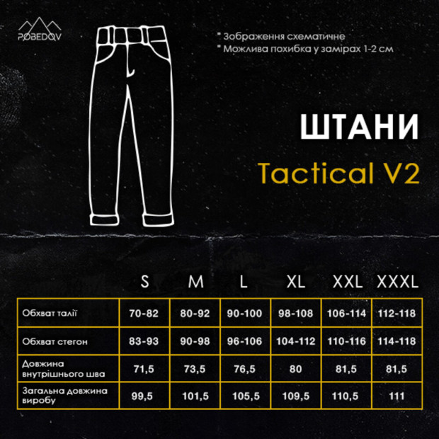 Штани-карго Pobedov Tactical V2 Темно-синій - 5