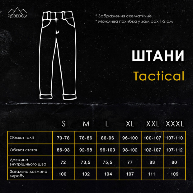 Штани-карго Pobedov Tactical Темно-синій - 7