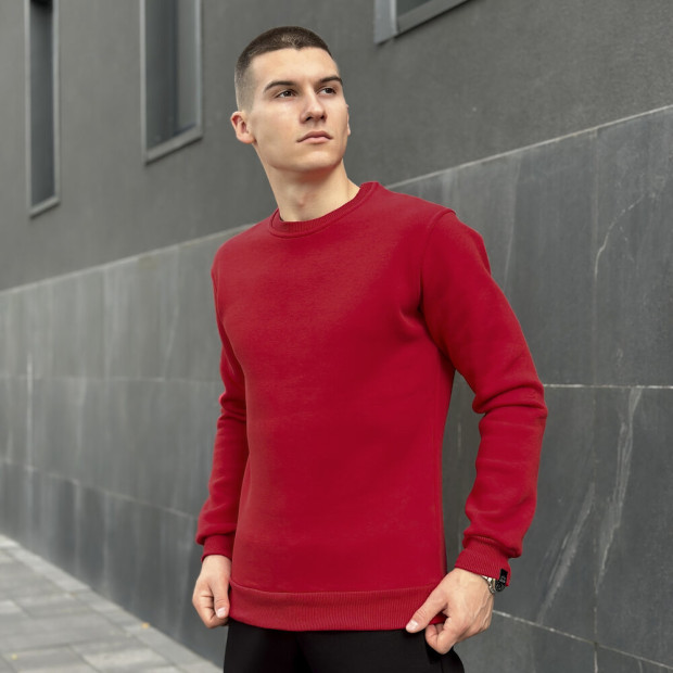 Свитшот Pobedov 007 ЗИМА Красный - 