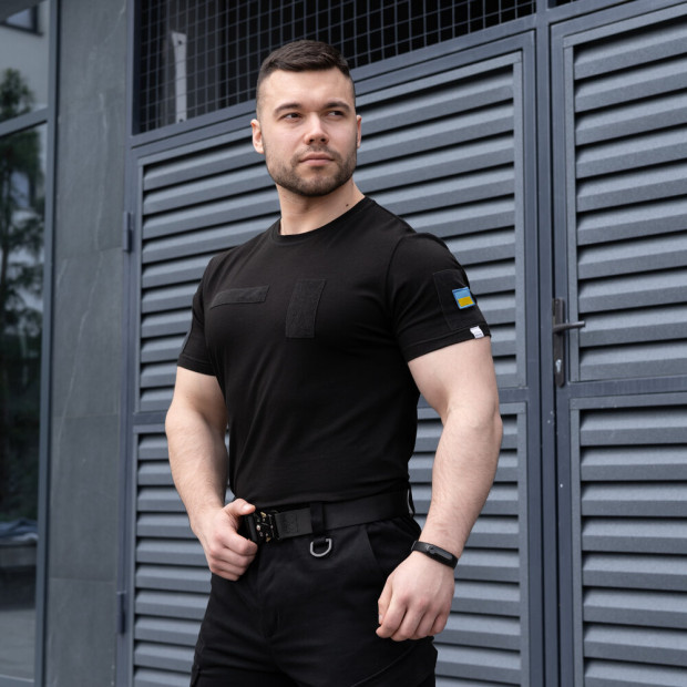 Футболка Pobedov Peremoga BATAL Військова Чорний Черный - 