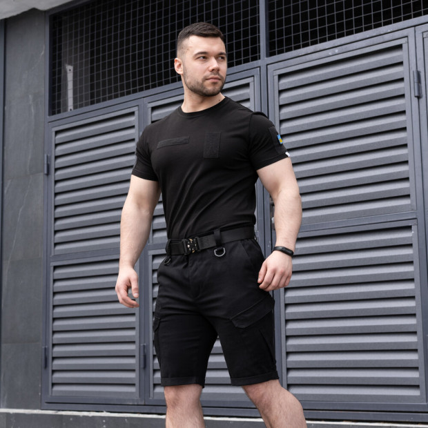Футболка Pobedov Peremoga BATAL Військова Чорний Черный - 3