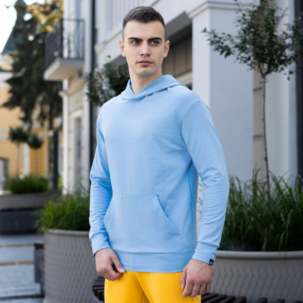 Худі Pobedov 97 Світлий синій - 2